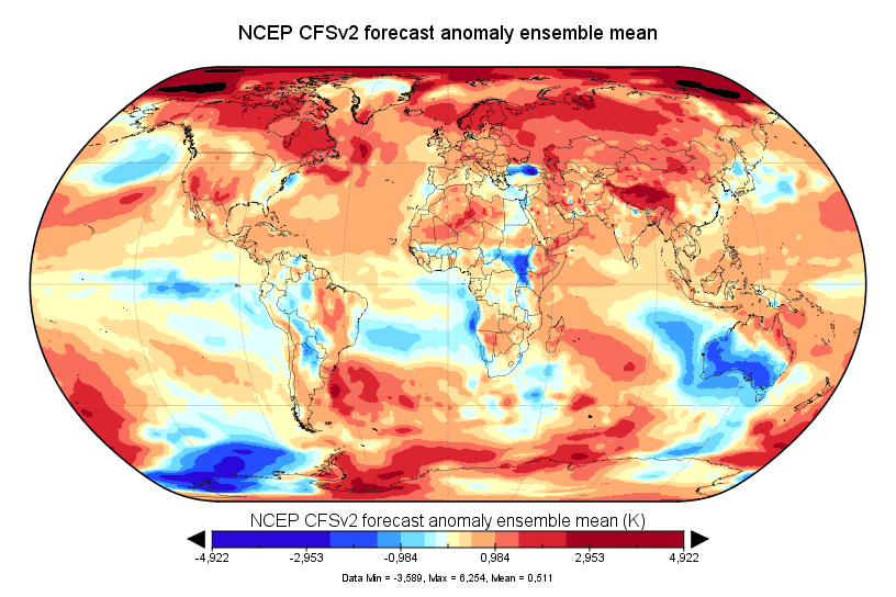 Prévision CFSv2 octobre