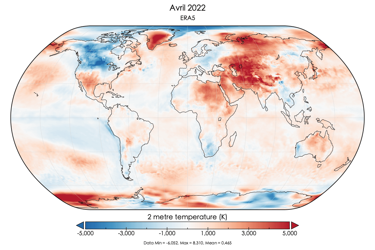 Map Avril 2022 ERA5