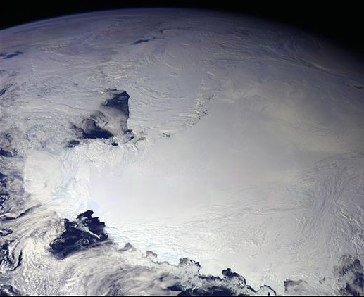 Antarctique. Source : NASA/JPL.