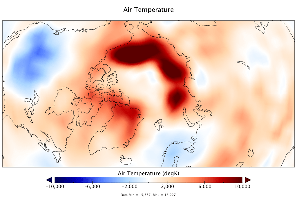 arctique ncep octobre 2019
